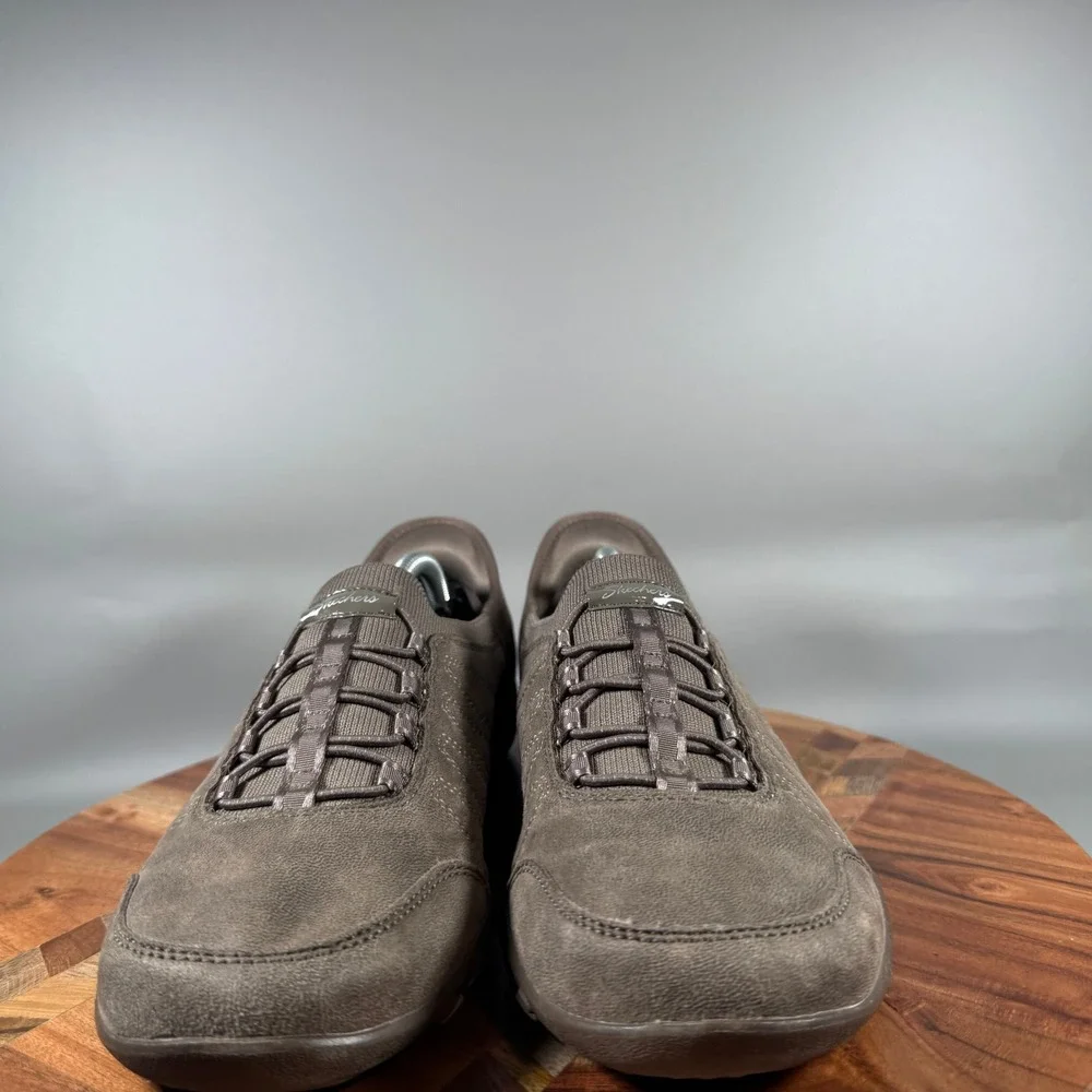 Skechers Hands Free Slip-ins Seager Hiker Topanga Dark Taupe 100615 Womens 8.5